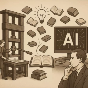 Lee más sobre el artículo De la imprenta a la inteligencia artificial: tecnología, conocimiento y libertad
