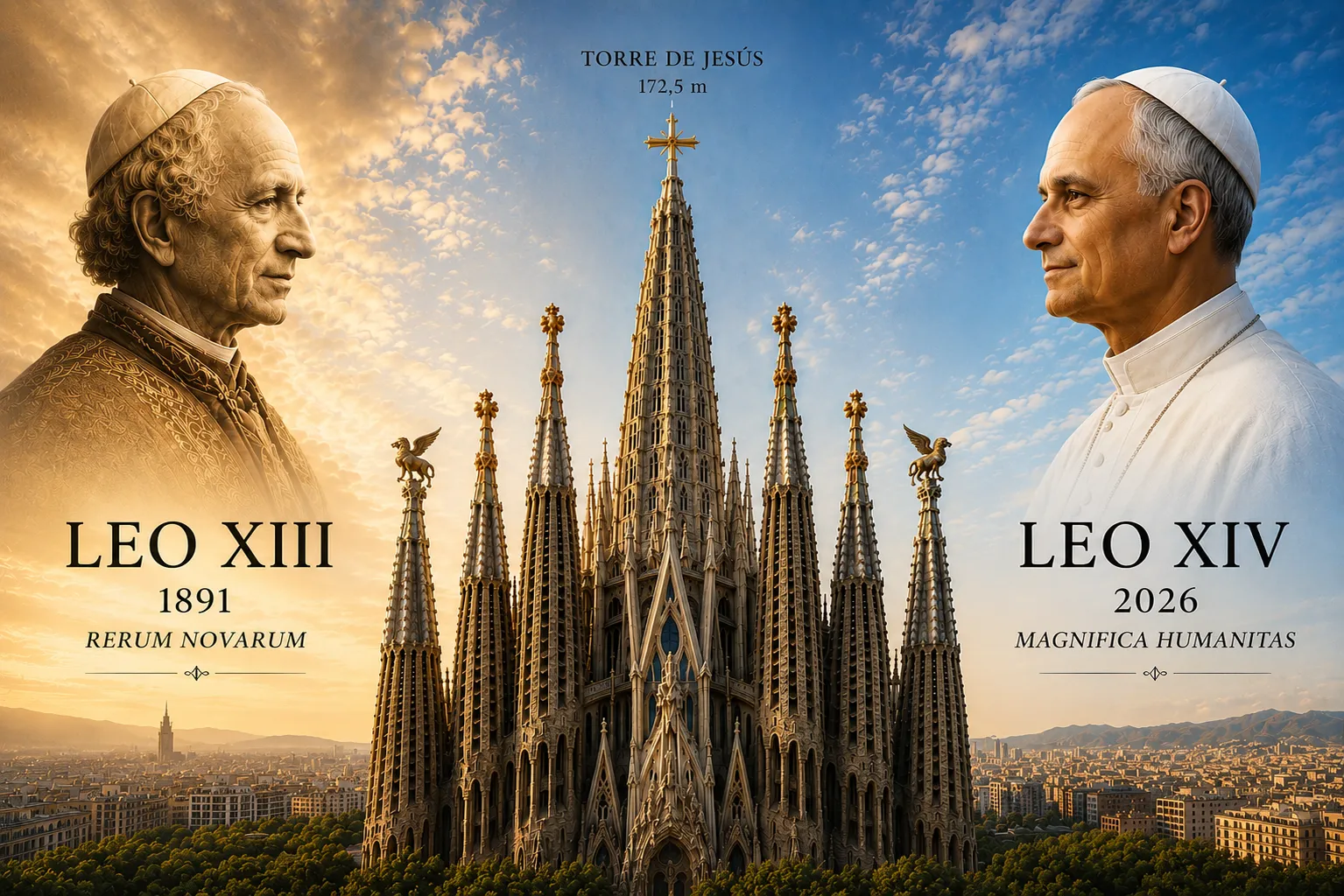 En este momento estás viendo Gaudí, León XIV y la pregunta que la inteligencia artificial no puede responder